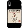 Japanese Chicken Game Rooster Humor Grap Custodia per iPhone XR Gioco di pollo giapponese non guardare l'umorismo eccentrico del pollo