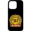 Half Marathon Humor Distance Running Ath Custodia per iPhone 15 Pro Max Half Marathoner Fully Committed 13.1 - Medaglia divertente per corridore