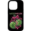 Watermelon Wonders Studio Custodia per iPhone 14 Pro Design a forma di fiocco rosa con anguria Six Seven