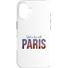 Paris Skyline Travel & Souvenir Designs Custodia per iPhone 16 Paris Skyline Torre Eiffel Francia souvenir di viaggio