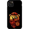 Mehr Meer Sprüche und Designs Custodia per iPhone 11 Pro Max Ancora nautica retrò - Orso polare a vela
