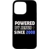 Powered by Jesus Follower Custodia per iPhone 15 Pro Max Realizzato da Gesù dal 2008 Christian Faith Birthday