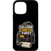 Jimbeels Custodia per iPhone 13 Pro Max CALLSIGN CHECK FIRST Radioamatore Stazione Microfono