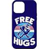 Funny Vintage Wrestling Acrobatics Moves Custodia per iPhone 12 Pro Max Free Hugs Citazione Divertente Wrestler Pesi Pesi Gratis Retro Wrestling