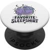 Fantasy Dragon Lover Designs Carino Sleepy Dragon Lover Bedtime Sleep PopSockets PopGrip Adesivo