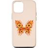 Autumn Butterfly Studio Custodia per iPhone 12/12 Pro Design autunnale con girasole e farfalle