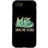 EduEly Studio Shop - Officially Licensed Custodia per iPhone SE (2020) / 7/8 Drag Me To Bed Simpatico Drago assonnato Divertente EduEly