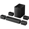 ULTIMEA 7.1 Soundbar con Suono Surround Virtuale, Altoparlante TV, Controllo tramite App Smart, 8 Altoparlanti ad Alta Prestazione, Subwoofer Wireless da 6,5, Home Cinema, Poseidon D70
