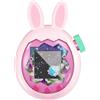 Generic Custodia protettiva per Tamagotchi Paradise con orecchie da coniglietto, in morbido silicone, antiscivolo e antigraffio, per l'utente (rosa)