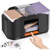 Kasanni Mischia Carte Automatico, Mescolatore Carte da Gioco per 1-2 Mazzi, Miscelatore per Carte Ricaricabile, Distributore Carte da Gioco, Miscelatore a Basso Rumore per Poker, Uno, Skip Bo