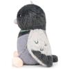 RLOMUTE Peluche uccello pendente della borsa morbido carino Giocattolo Rimovibile Agita per fare un suono regali per feste letto auto decorazione la casa regalo per bambini - Piccione grigio