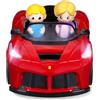 Burago junior - Poppin Drivers -Ferrari audio e luce, Colori Assortiti