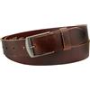 Vascavi Uomo D10-VL Cintura, Braun, 115 cm lunghezza totale 125 cm
