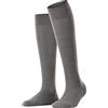 FALKE Sensitive Berlin W Kh lana cotone con bordino morbido 1 paio, Calzini lunghi Donna, Grigio Light Grey Melange 3830, 39-42