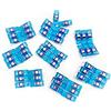 ALFA Set di 50 mollette blu per cucito