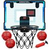 Yimore Canestro Basket da Camera, Mini Canestro Basket per Bambini Giocattoli Sportivi con Punteggio Automatico e 7 Colori LED