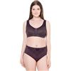 Ulla Popken Reggiseno Confortevole da Donna, Chiusura Frontale, UVA Rossa, 130D