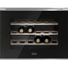 Franke Mythos FMY 24 WCR N XS - 131.0717.411 Cantinetta Vino da Incasso 24 Bottiglie Classe G Altezza 45 cm Apertura porta Push-pull laterale Estetica Nera con finiture Inox satinato