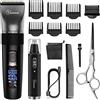 Hatteker Tagliacapelli Senza Fili Trimmer Per Capelli Kit Di Taglio Di Capelli Per Uomini Donne Bambini Barber Clippers Rasoio Capelli Naso IPX7 Impermeabile Professionale