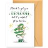 XIHIRCD I Tried to Get You a Dragon Biglietti di Auguri Fatti a Mano, Divertente Biglietto di Compleanno con Drago Biglietto di Auguri con Favola a Tema Drago per Baby Shower Regalo di Congratulazioni