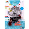 FLYPOP'S - Set di Polizia - Accessori per Costumi - 183406 - Nero - Plastica - Poliziotto - Giocattolo per Bambini - Carnevale - Costume - 14 cm x 9,5 cm - A partire dai 3 anni