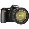 Nikon D90 KIT 16-85VR Fotocamera Reflex, Lega di Alluminio/Plastica, 1 Obiettivo incluso, AF-S DX, Nero [Versione EU]