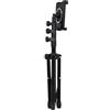 SOIMISS Supporto Antiurto Abs per Ferro Laptop in Nero Telefono Resistente Guardare Triangolare Pratico Video e Webcast