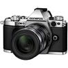 Olympus E-M5II 1250 Kit Fotocamera Professionale OM-D EM5 Mark II con Obiettivo M.Zuiko Digital ED 12-50 mm, 1:3.5-6.3 EZ, Argento/Nero