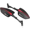 Generic Retrovisori Laterali Per TMAX 500 560530 Specchietto retrovisore moto Specchio antiriflesso(Red)