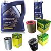 Diederichs Set di filtri 6 litri MANNOL olio motore Defender 10W-40 API SL/CF MANN-FILTER filtro aria filtro carburante filtro olio