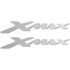 labelbike 2 Adesivi 3D Moto Scritta Xmax Compatibile con Yamaha