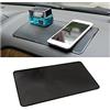 CGEAMDY Tappetino Auto Cruscotto Anti-Scivolo, Antiscivolo Mat per Telefoni Cellulari, Occhiali da Sole e Chiav, Tappetino Antiscivolo Cruscotto per Porta Cellulare Auto, GPS, Casa (Griglia)