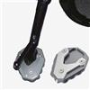 Midimttop Prolunga cavalletto moto Prolunga cavalletto laterale Prolunga pedana Piastra di supporto CB500X CB 500X CB 500 X Accessori 2019-2024 (Titanio)