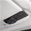 Riloer Clip porta occhiali da sole per auto, colore nero