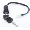 Hercolor, blocchetto interruttore di avviamento con chiave a 4 fili per motociclette moto da cross KTM, ATV, quad e Go-Kart