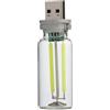 Generico Lampada USB di auto - luce notturna interna, LED TOUCT Control | Bulbo a forma di bottiglia decorativa, sorgente di luce automatica compatta, piccola lampada plug-in per illuminazione del cruscotto, v