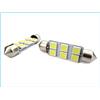 CARALL 24V Lampada Led Siluro T11 C5W 41mm 6 Smd 5050 Bianco Camion
