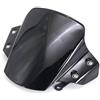 Generico Cupolino Per Moto Per MT-09 2021 MT09 MT 09 2022 2023 Parabrezza Anteriore, Deflettori Vento Cupolino di ricambio(Nero)