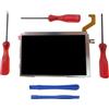 GRABOTE Schermo LCD superiore di ricambio aggiornato per Nintendo 3DS XL (nuovo modello) con strumenti
