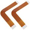 BONKZEBU Parte di Riparazione Cavo Flessibile a Nastro Piatto con Lente Pickup 2 Pezzi 7W per PS2, Cavo a Nastro Sottile PS2, a Sottile, a, a