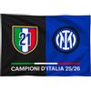 Inter Bandiera Scudetto 25-26, Campioni d'Italia, 100x140cm
