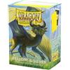 Dragon Shield Buste Card Opache Matte Dual Standard Giallo/Argento 100ct 63x88m