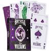Bicycle Disney Villains Carte Da Gioco Viola Mazzo Poker Made In USA