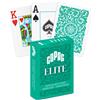 COPAG 1546 Elite Carte Da Gioco In Plastica 100% Jumbo Index Poker Verde Mazzo