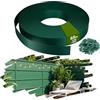 YRHome Strisce Privacy PVC 65m 4,7 cm Altezza 3,06㎡ per Recinzione Doppia Barra, Resistente agli Agenti atmosferici e UV, Opaco Giardino Balcone terrazzo, con 120 Clip di Fissaggio, Verde