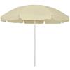 Kythralux Ombrellone da spiaggia, 240 cm, protezione UV, resistente alle intemperie, con funzione di inclinazione, antivento, per giardino, balcone, terrazza, esterni, campeggio, piscina