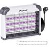 Aspectek Zapper - Trappola a LED per interni ad alta tensione per zanzara e mosche, con 3 lampadine LED a lunga durata, sicura e durevole per la casa