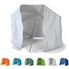 Produce Shop Ombrellone Mare Portatile Molto Leggero Alluminio Spiaggia Tenda 160 cm Piuma - Bianco
