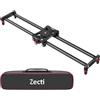 Zecti Slider 24/60 cm regolabile in fibra di carbonio per fotocamera Dolly Track