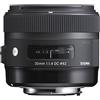 Sigma 301954 Obiettivo 30 mm-F/1.4 (A) AF DC HSM, Attacco CANON